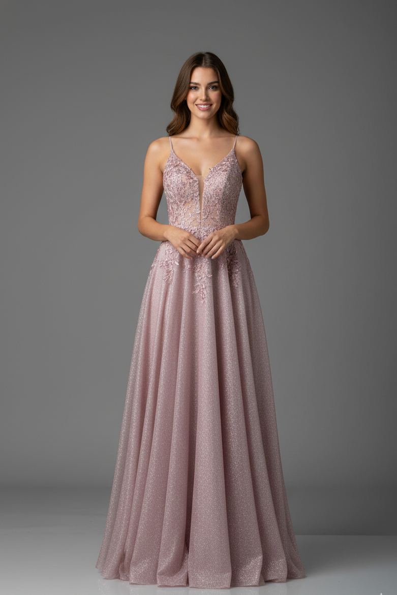 Virginia | Elegant Long Sleeve Wedding Guest Dress