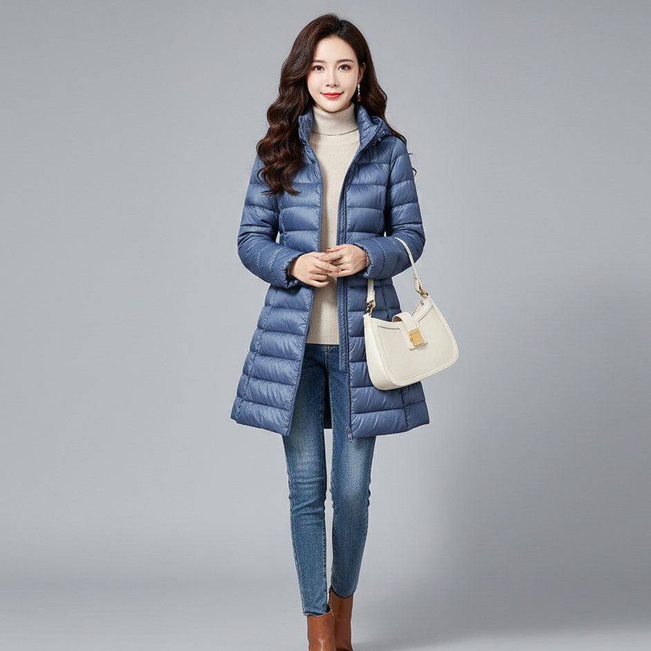 Women’s Long Hooded Winter Jacket