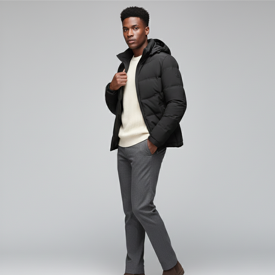 Men’s Classic Puffer Winter Jacket