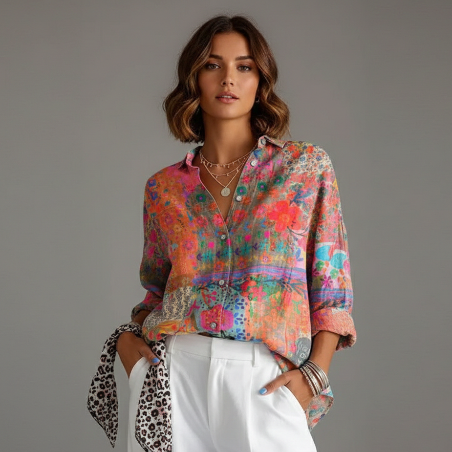 Ciara | Women's Blouse with Lightweight Fabric