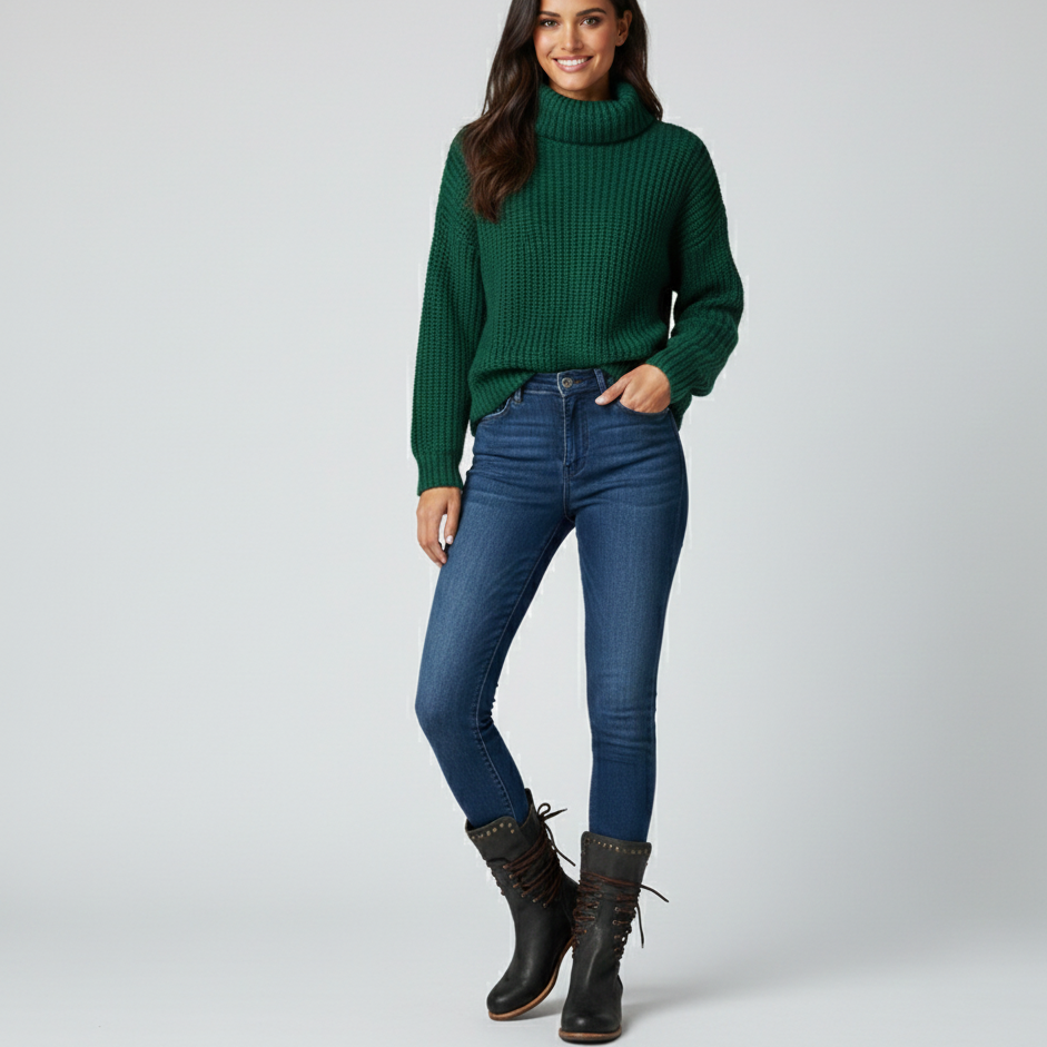 Women’s Lace-Up Ankle Boots with Stud Detail