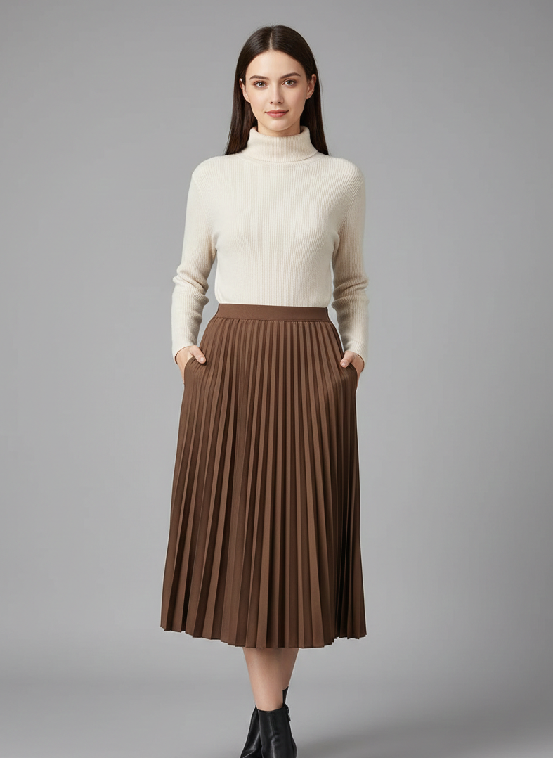 Laura | Maxi Skirt High Waisted Design