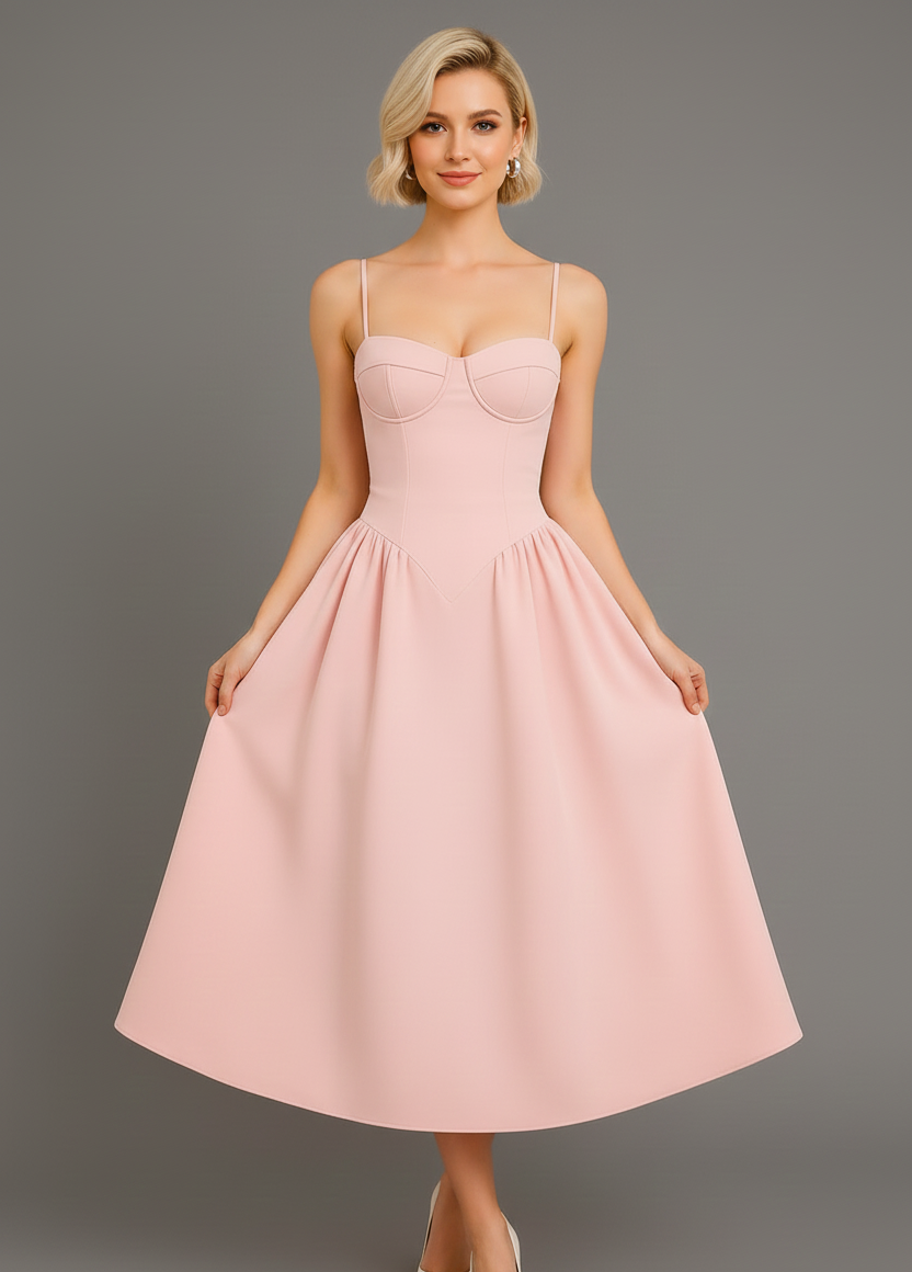 Women’s Long Sleeve A-Line Dress – Zoe Collection