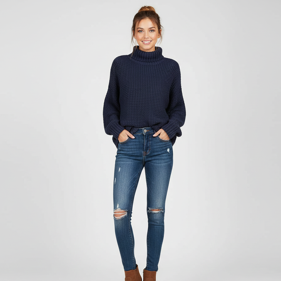 Women’s Oversized Turtleneck Jumper