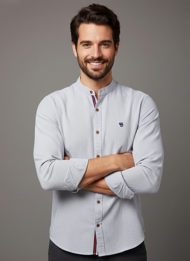 Nicholas | Men's Shirt with Classic Button-Front Design