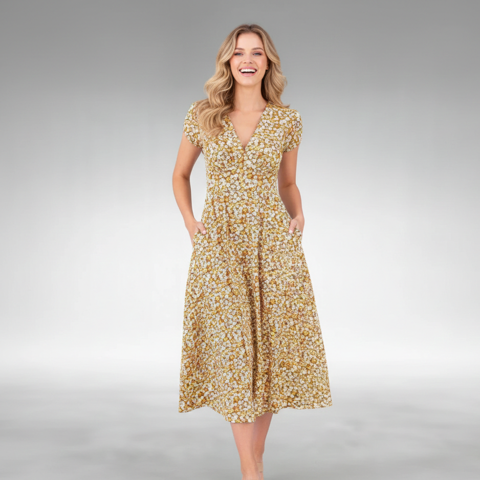 Joan | Floral Design with Flattering Fit