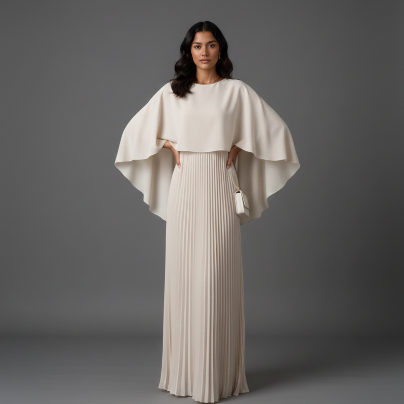 Emma | Elegant Long Sleeve Maxi Dress for Women