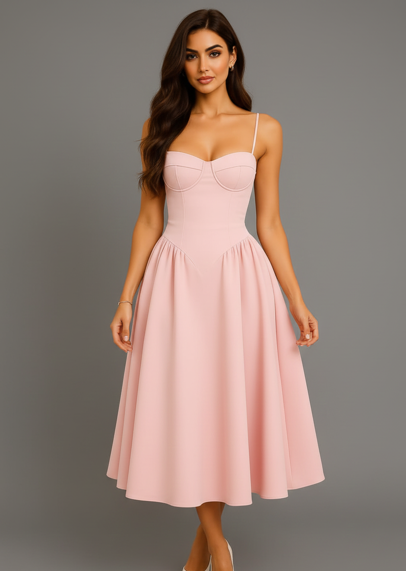 Women’s Long Sleeve A-Line Dress – Zoe Collection