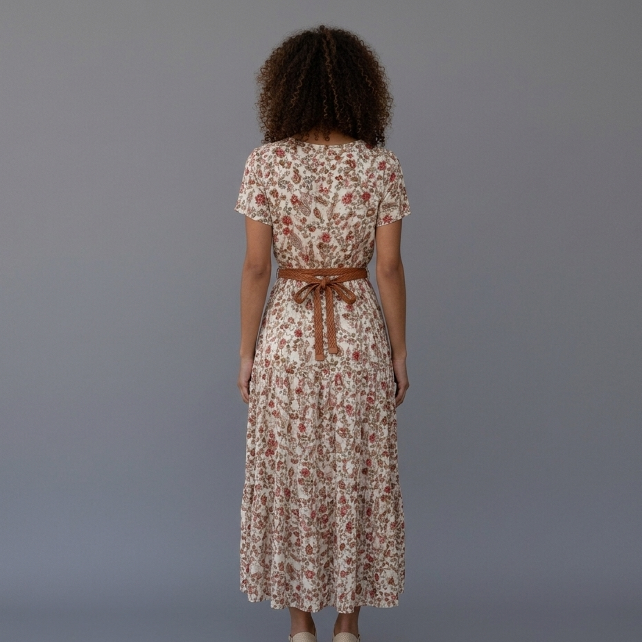 Olivia | Vibrant Floral Summer Maxi Dress