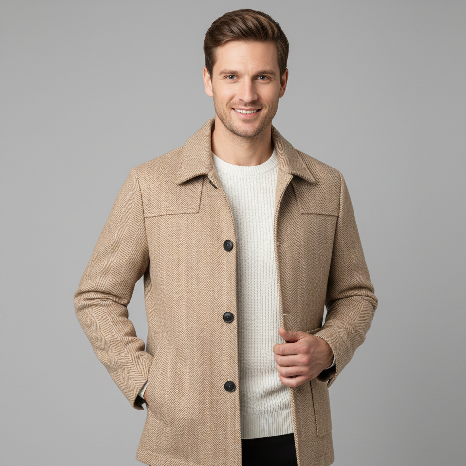 Bryson | Tailored Button-Up Jacket