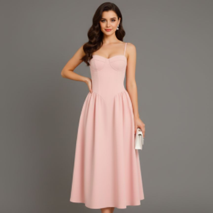 Women’s Long Sleeve A-Line Dress – Zoe Collection