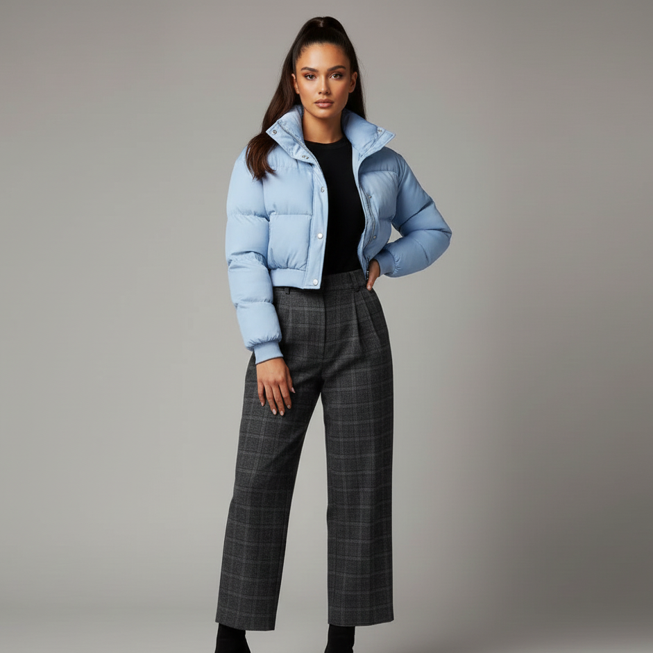 Women’s Short Hooded Puffer Jacket