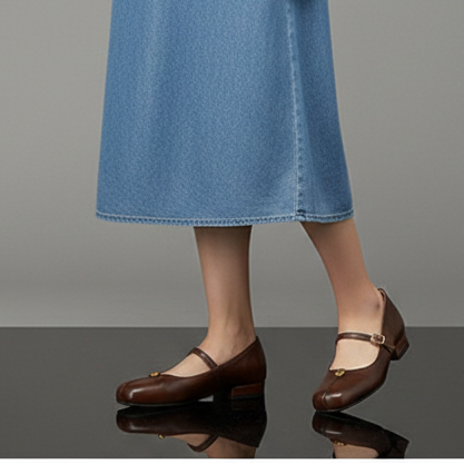 Women’s Spring Strap Ballet Flats