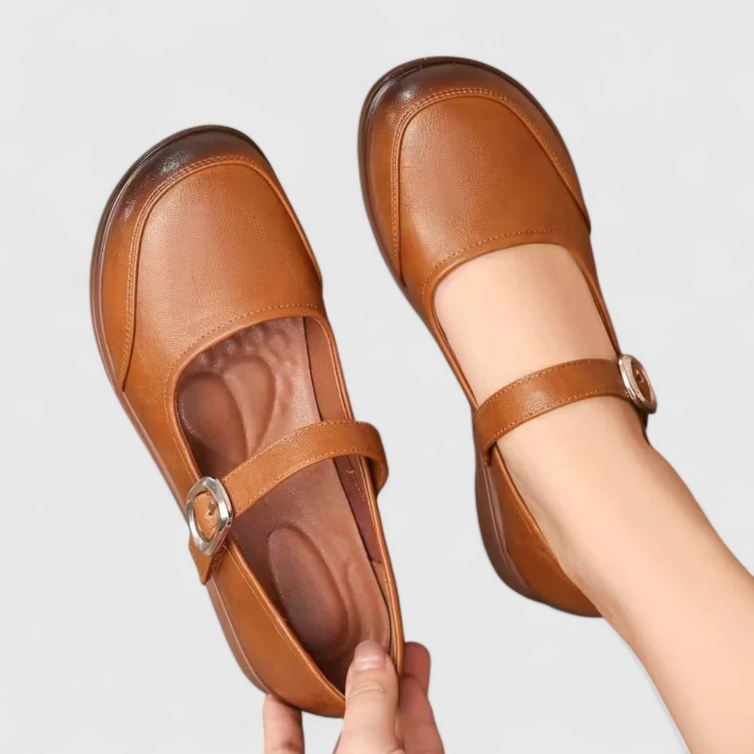 Isabella | Women's Classic Buckle Shoes with Cushioned Comfort 0