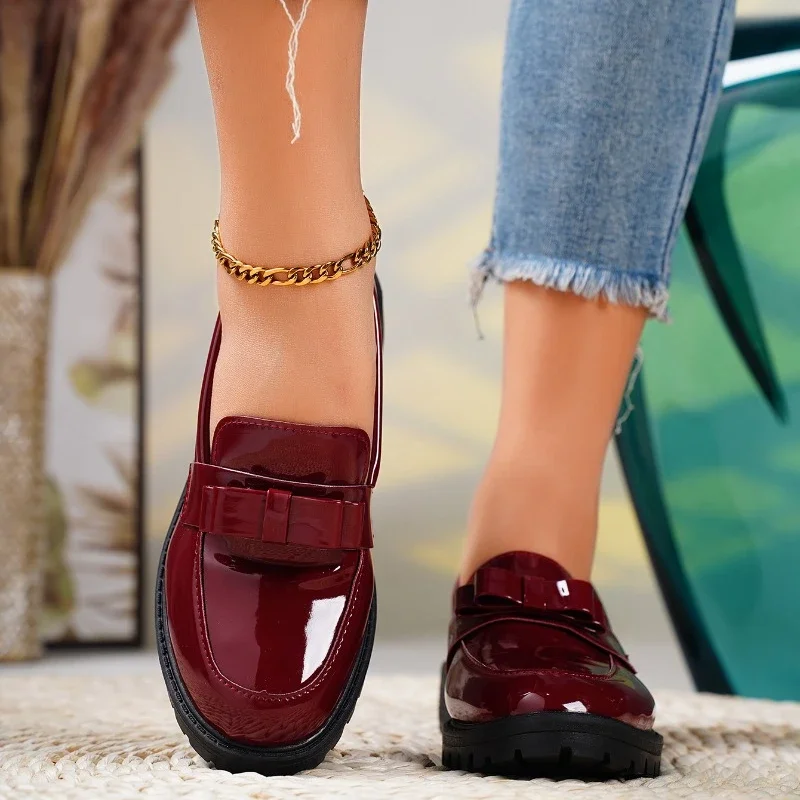 Mason | Shiny Bold Patent Leather Loafers 1