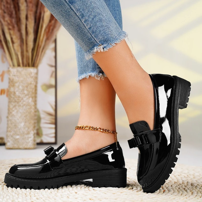 Mason | Shiny Bold Patent Leather Loafers 3