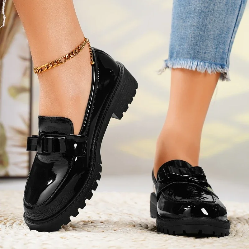 Mason | Shiny Bold Patent Leather Loafers 5