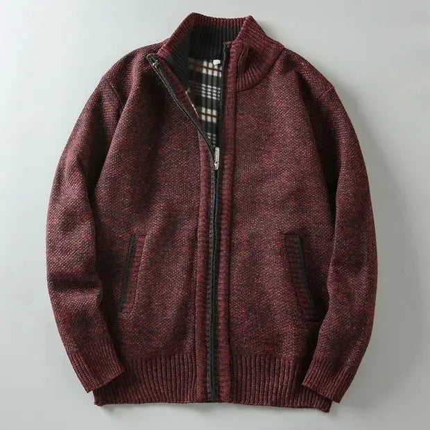 Mason | Stylish Heavyweight Knit Zip-Up Jacket 7