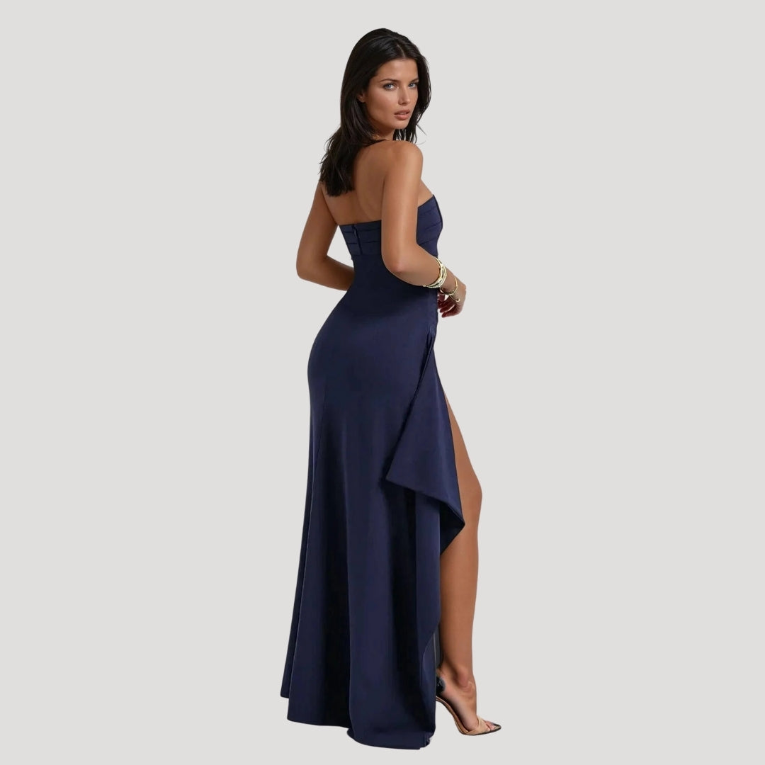 Megan | Elegant Strapless Maxi Dress for Women’s Formal Events 3