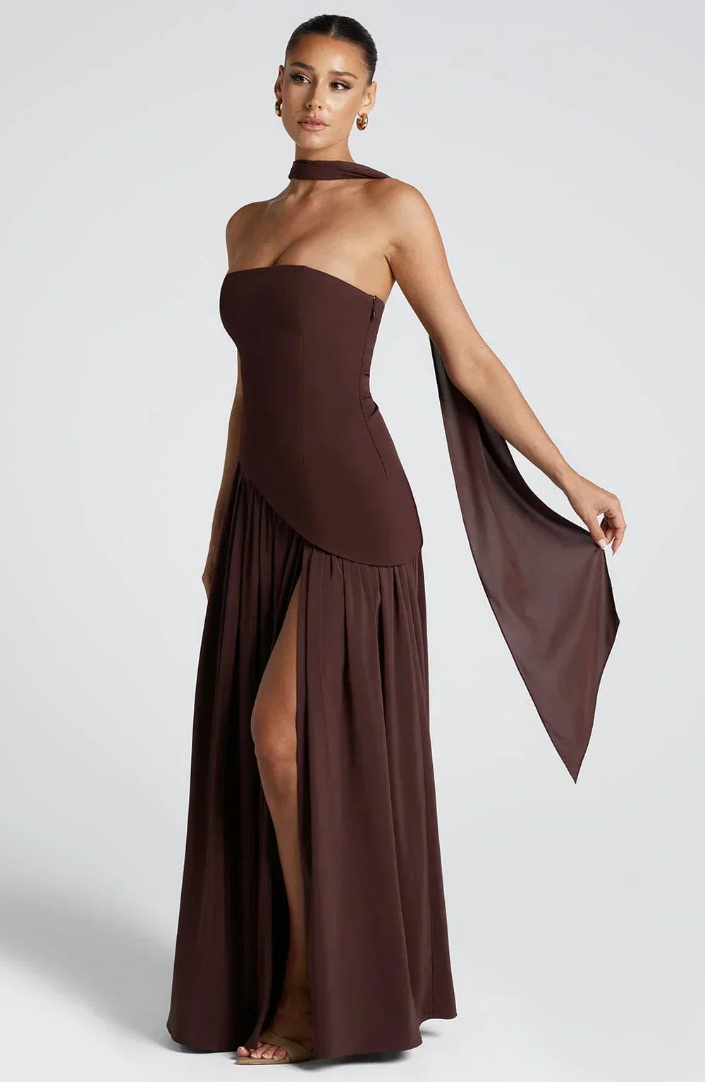 Mia | Elegant Asymmetric Maxi Dress for Women 10