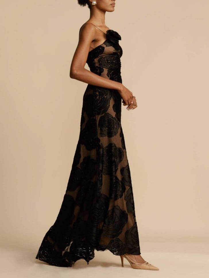 Mia | Elegant Floral Maxi Wedding Guest Dress for Summer Events 3