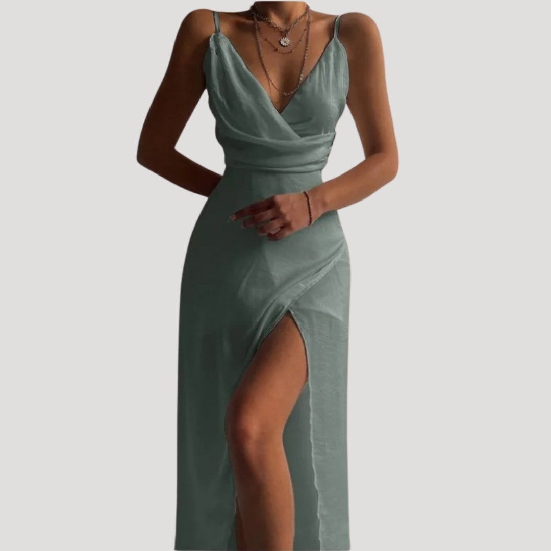 Mia | Elegant Slit Maxi Dress For Women 5