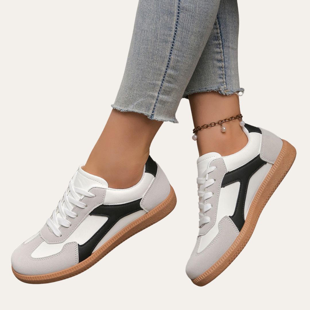 Mia | Stylish Comfortable White Sneakers for Women 3