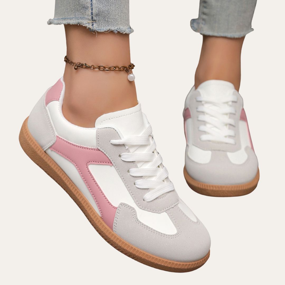 Mia | Stylish Comfortable White Sneakers for Women 5