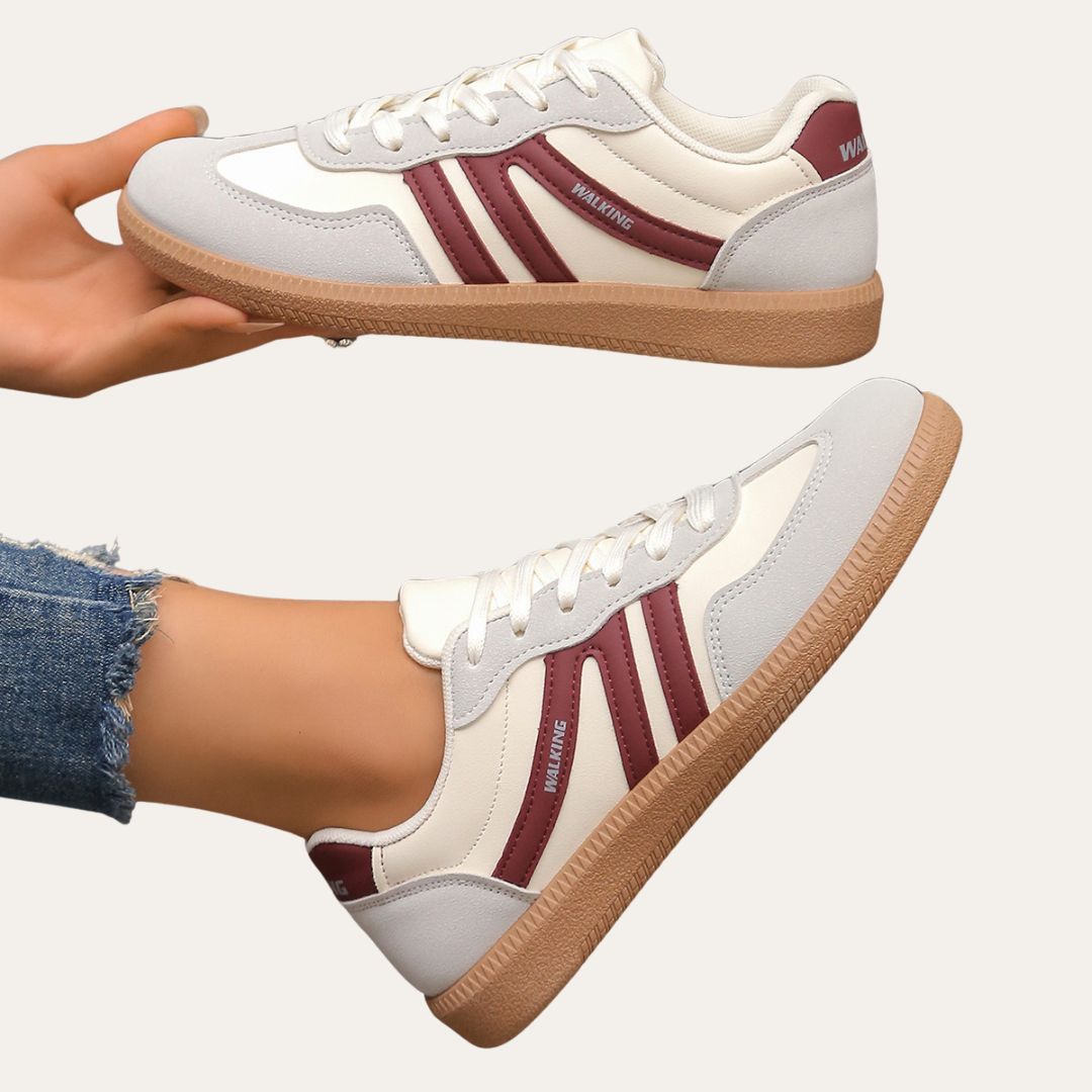 Mia | Stylish Comfortable White Sneakers for Women 6