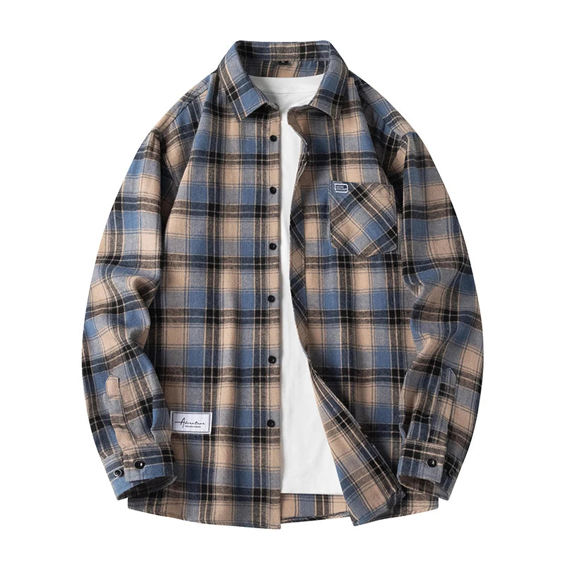 Noah | Cozy Relaxed Mens Flannel Shirt 0