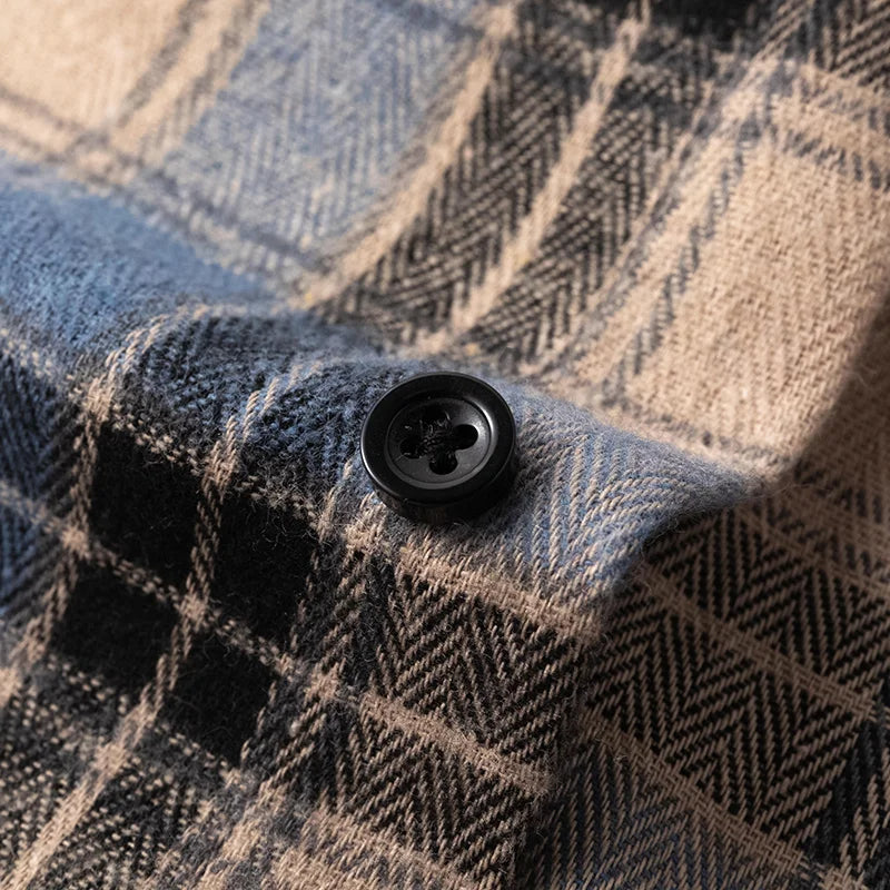 Noah | Cozy Relaxed Mens Flannel Shirt 4