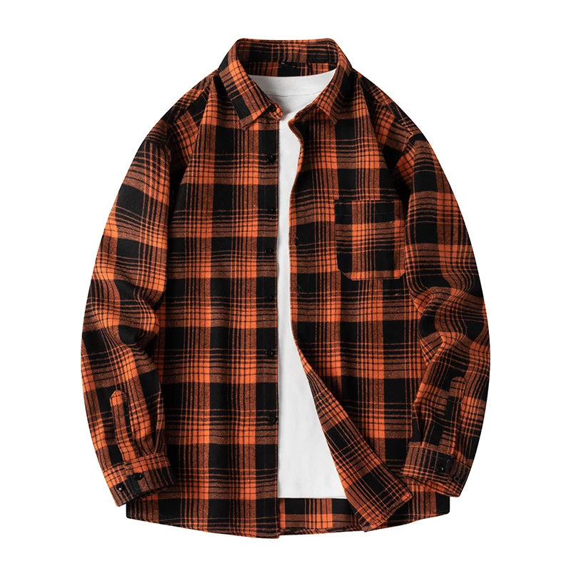 Noah | Cozy Relaxed Mens Flannel Shirt 6