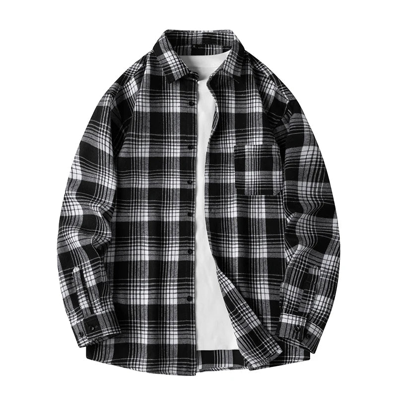 Noah | Cozy Relaxed Mens Flannel Shirt 8