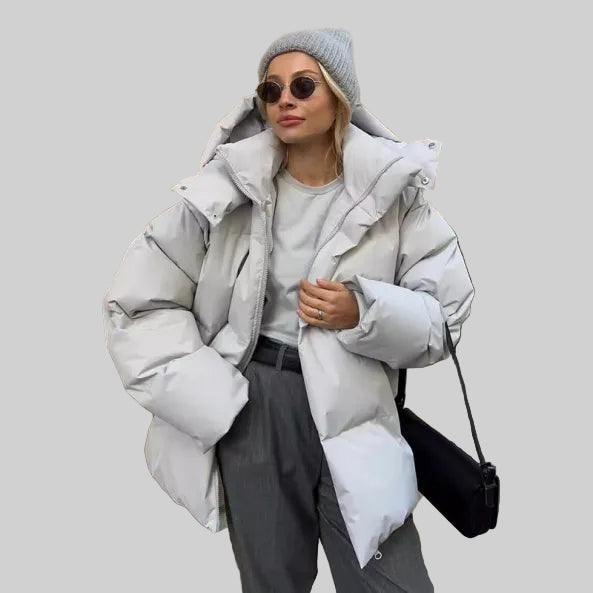 Women’s Short Hooded Puffer Jacket Helena Style