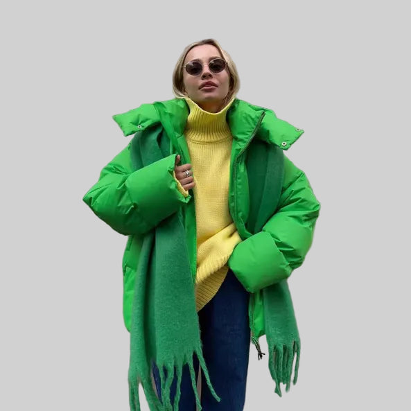 Women’s Short Hooded Puffer Jacket Helena Style