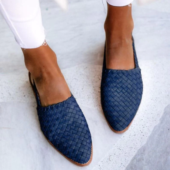 Riley Collection | Ballet Flats for Women with Woven Texture & Comfortable Fit 2