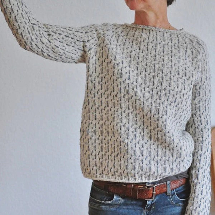 Women’s Textured Knit Round Neck Jumper