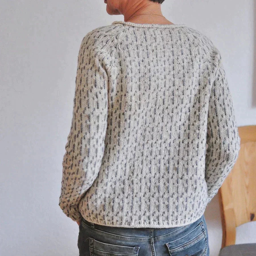 Women’s Textured Knit Round Neck Jumper