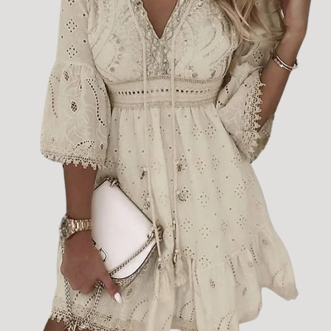 Sophia | Breezy Embroidered Boho Summer Dress 5
