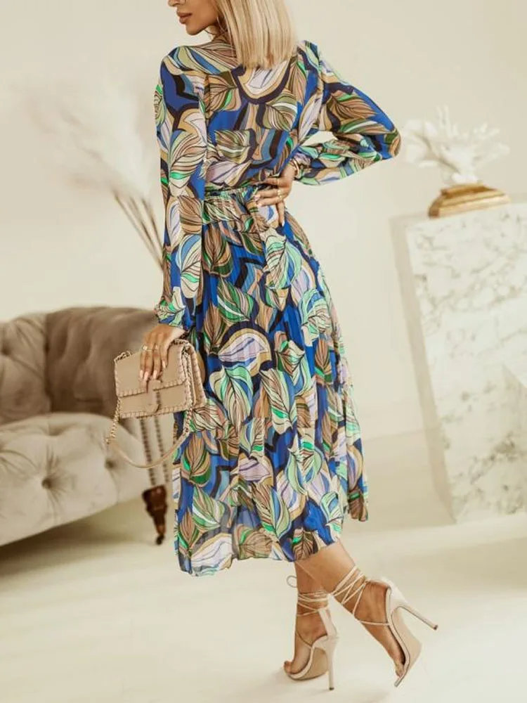Sophia | Chic Flowy Long Sleeve Maxi Dress for Women 3
