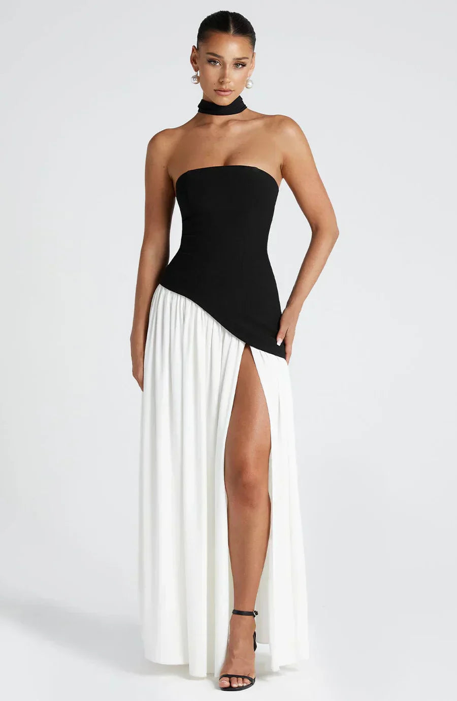 Sophia | Elegant Asymmetric Maxi Dress for Wedding Guests 3