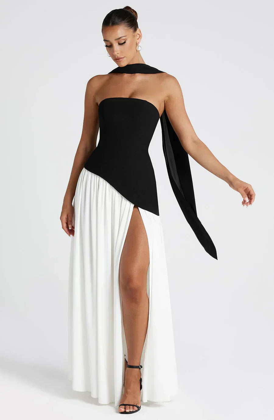 Sophia | Elegant Asymmetric Maxi Dress for Wedding Guests 4