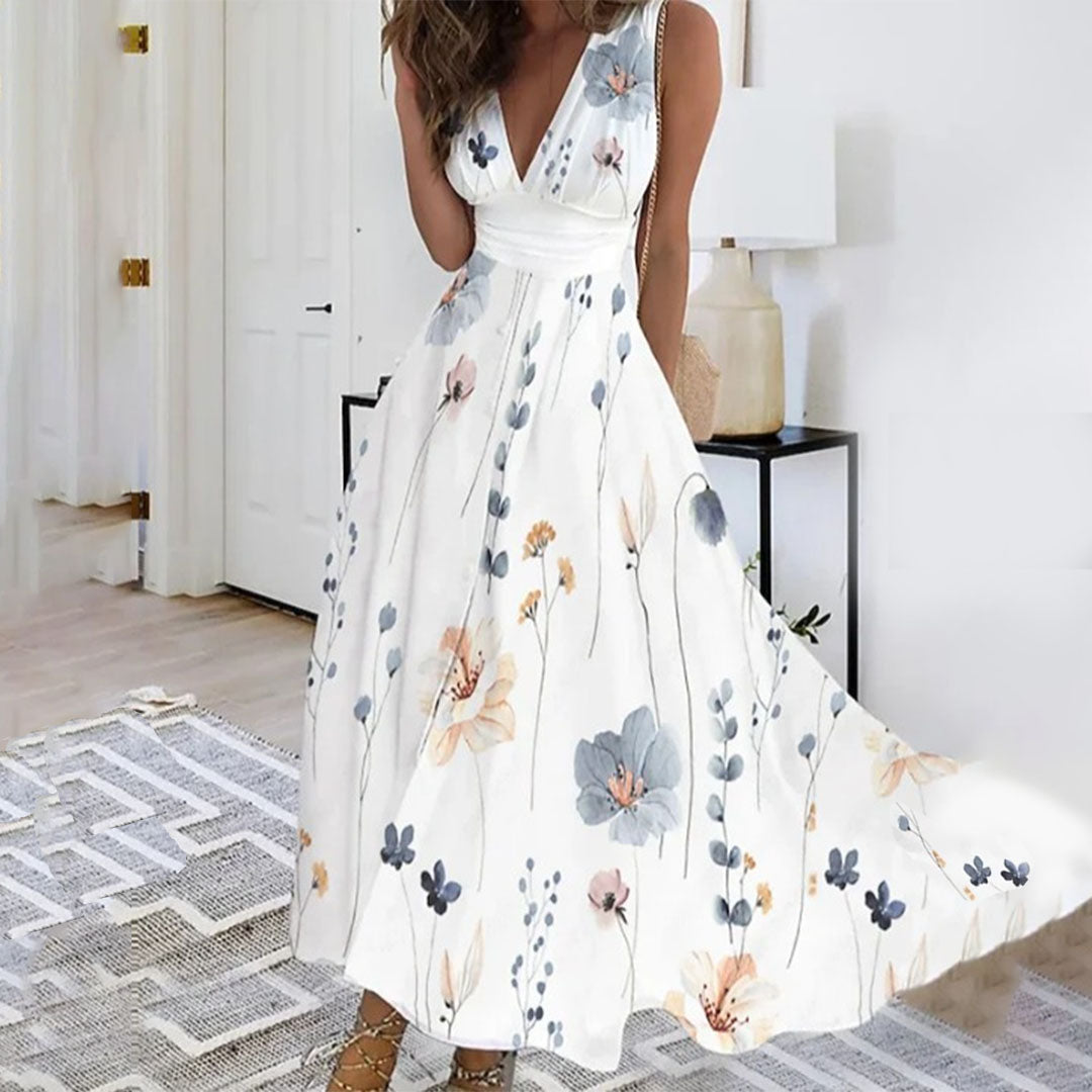 Sophia | Elegant Floral Plus Size Maxi Dress for Wedding Guests 2