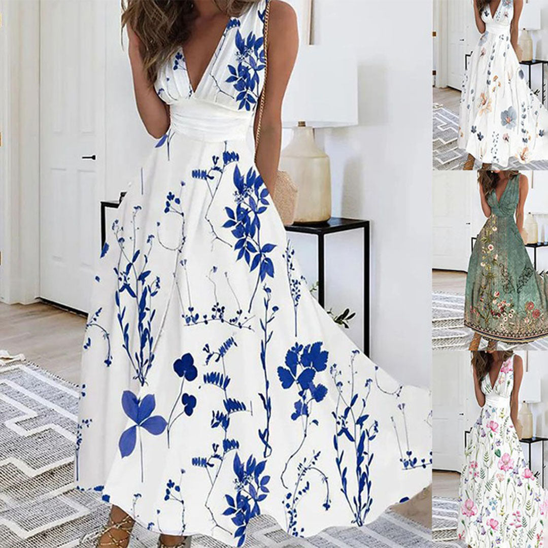 Sophia | Elegant Floral Plus Size Maxi Dress for Wedding Guests 3