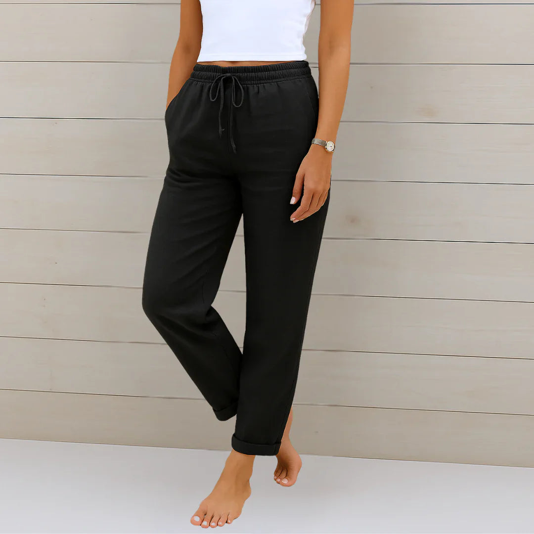 Sophie | Elegant Lightweight Linen Pants for Women 3