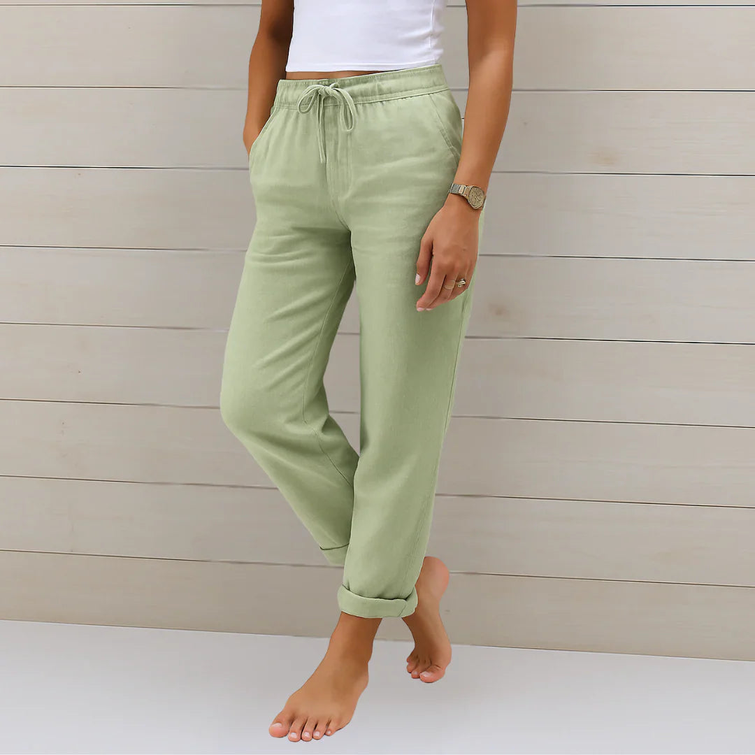 Sophie | Elegant Lightweight Linen Pants for Women 6
