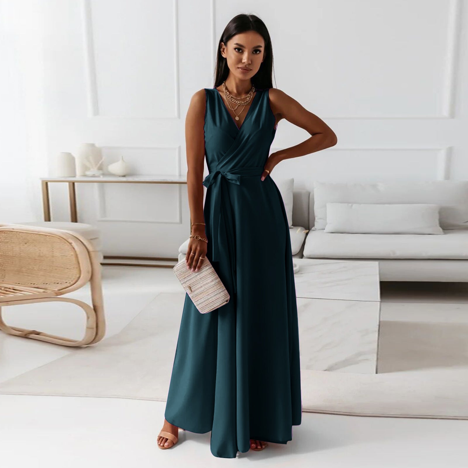 Sophie | Elegant Wrap Maxi Dress for Women’s Formal Events 1