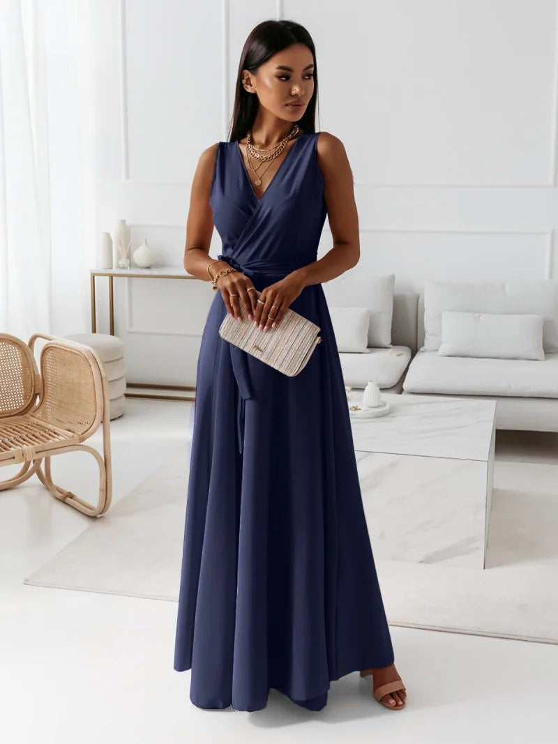 Sophie | Elegant Wrap Maxi Dress for Women’s Formal Events 5