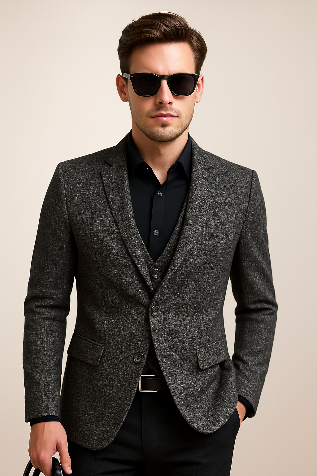 Spring Style | Men's Casual Blazer Jacket with No-Iron Convenience 2