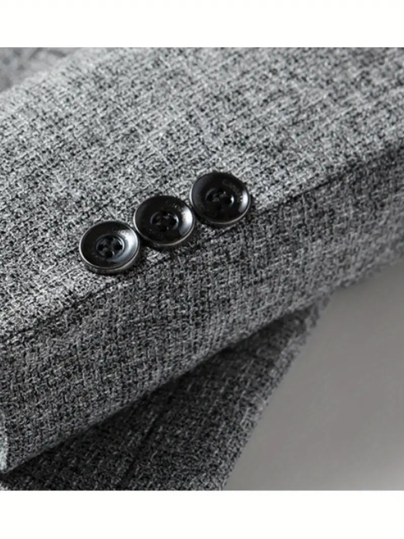 Spring Style | Men's Casual Blazer Jacket with No-Iron Convenience 4